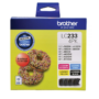 Brother LC-233 Genuine 4-INK Original Value Pack