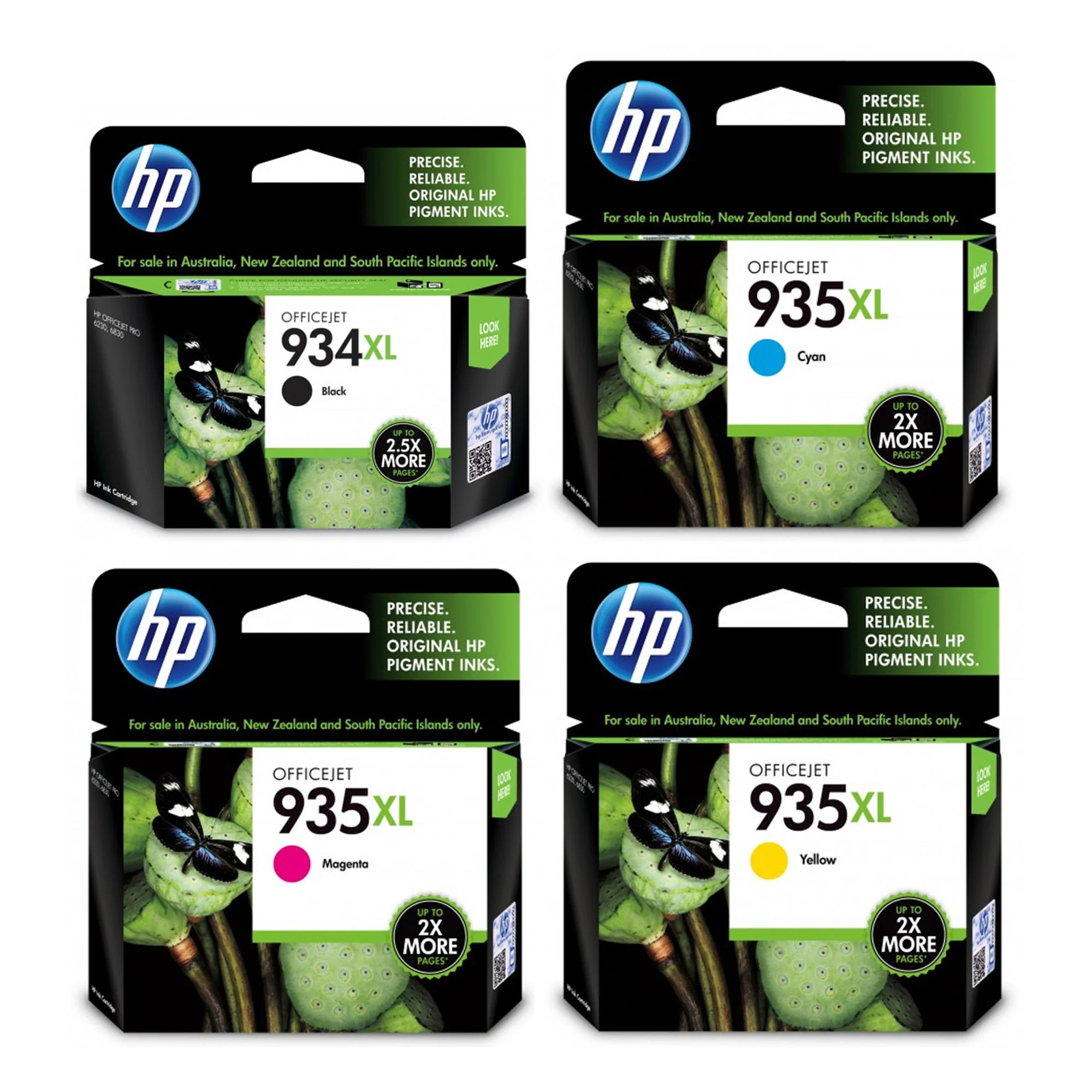 HP 934XL and 935XL Genuine Value Pack Original 4 Inks