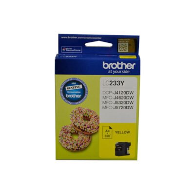 BROTHER LC-233 GENUINE YELLOW INK CARTRIDGE | Fast Shipping Australia | INKCART EXPRESS
