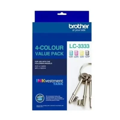 4 x BROTHER LC-3333 GENUINE INK CARTRIDGE (1BK 1C 1M 1Y) | Fast Shipping Australia | INKCART EXPRESS