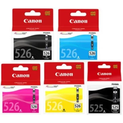 5 x CANON PGI-525 & CLI-526 GENUINE VALUE PACK INK CARTRIDGE | Fast Shipping Australia | INKCART EXPRESS