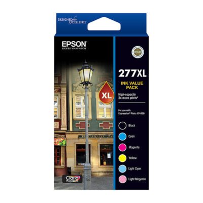Epson 277XL Genuine Value Pack Original High Capacity 6 INKS