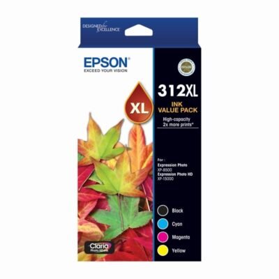 Epson 312XL Genuine High Yield Value Pack 4-INKS