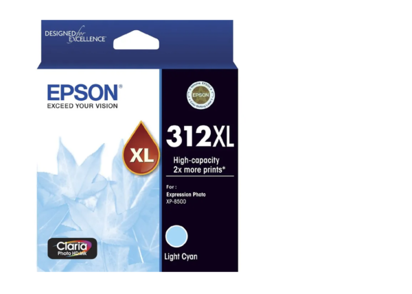 Epson 312XL Genuine Light Cyan Ink Cartridge Original