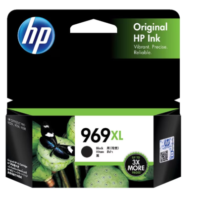 HP 969XL Genuine Black Original Ink Cartridge