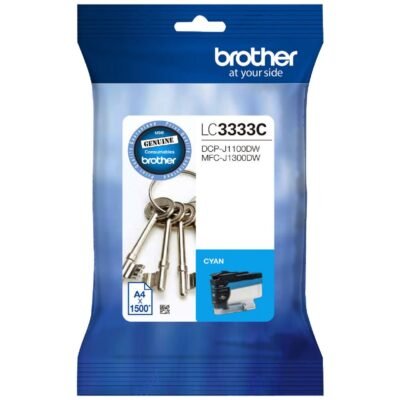 BROTHER LC-3333 GENUINE CYAN INK CARTRIDGE | Fast Shipping Australia | INKCART EXPRESS