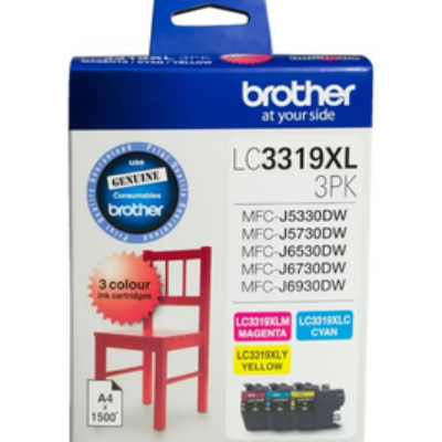 Brother LC-3319XL Genuine 3-Ink Original Colour Pack