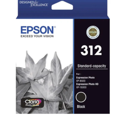 Epson 312 Genuine Black Ink Cartridge Original