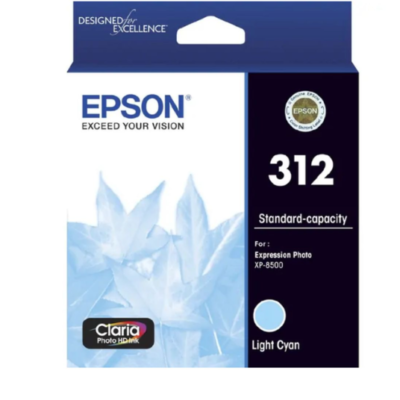 Epson 312 Genuine Light Cyan Ink Cartridge Original