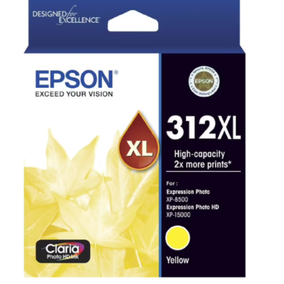 Epson 312XL Genuine Yellow Ink Cartridge Original