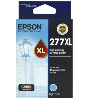 Epson 277XL Light Cyan Genuine High Capacity Ink Cartridge