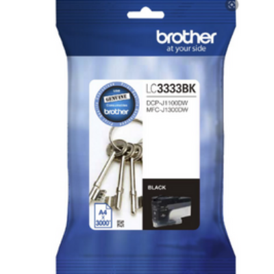 Brother LC-3333 Original Black High Yield Genuine Ink Cartridge – 3,000 Pages