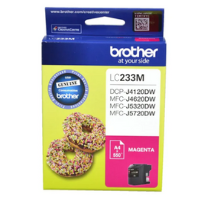 Brother LC-233 Magenta Genuine Ink Cartridge