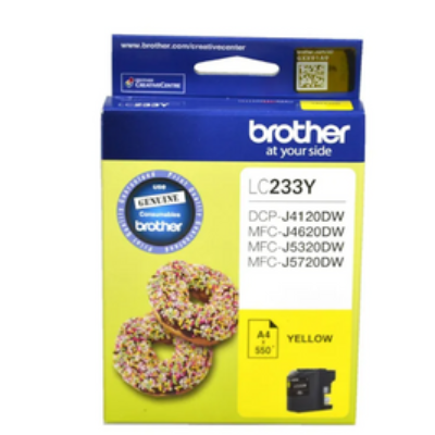 Brother LC-233 Yellow Genuine Ink Cartridge