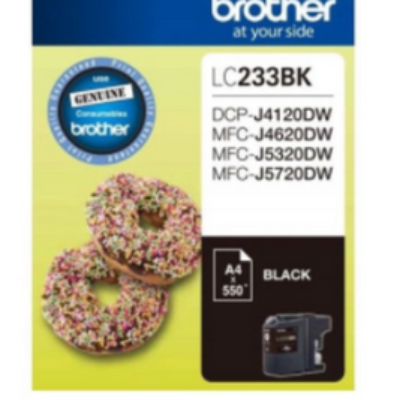 Brother LC-233 Black Genuine Ink Cartridge