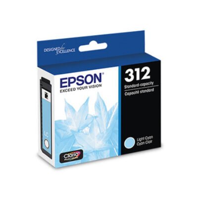 Epson 312 Genuine Light Cyan Ink Cartridge Original