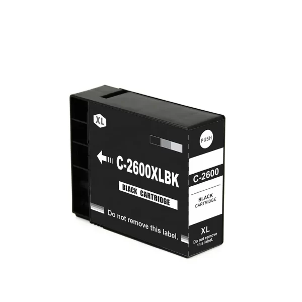 5 x Compatible Canon PGI-2600XLBK Black Ink Cartridge - 2,500 Pages
