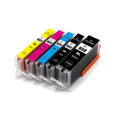 15 x Compatible Canon PGI-650XL CLI-651XL Ink Cartridge [3BK 3PBK 3C 3M 3Y]
