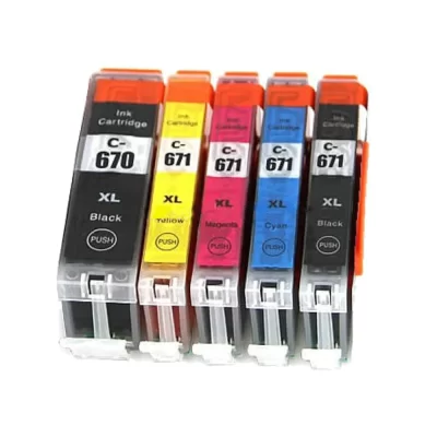 20 x Compatible Canon PGI-670XL CLI-671XL Ink Cartridge (4BK 4PBK 4C 4M 4Y)