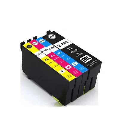 12 x Compatible Epson 802XL High Yield Ink Cartridge C13T356192 – C13T356492 (3BK 3C 3M 3Y)