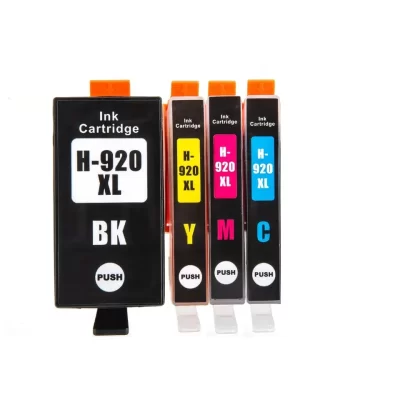4 x Compatible HP 920XL High Yield Ink Cartridge CD972AA – CD975AA (1BK 1C 1M 1Y)