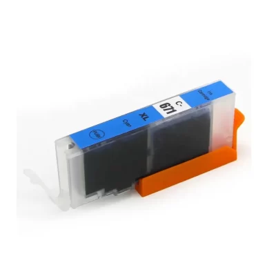 1 x Compatible Canon CLI-671XLC Cyan Ink Cartridge