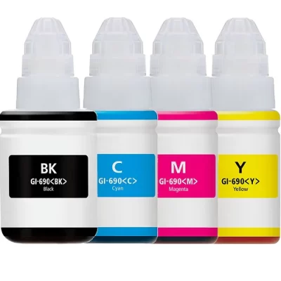 10 x Compatible Canon GI-690 Ink Bottle (4BK 2C 2M 2Y)