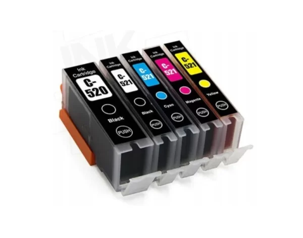 20 x Compatible Canon PGI-520 CLI-521 Ink Cartridge (4BK 4PBK 4C 4M 4Y)