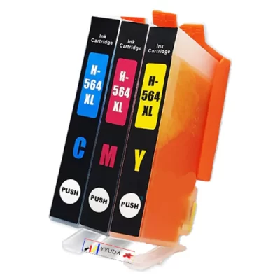 3 x Compatible HP 564XL CMY High Yield Colour Ink Cartridge CB323WA – CB325WA (1C 1M 1Y)