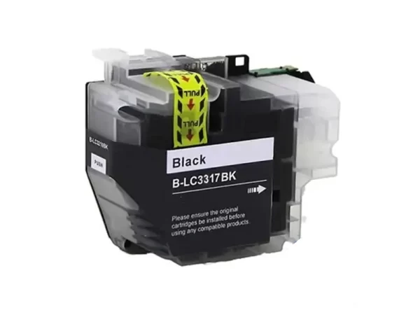 1 x Compatible Brother LC3317BK Black Ink Cartridge LC-3317BK - 550 Pages