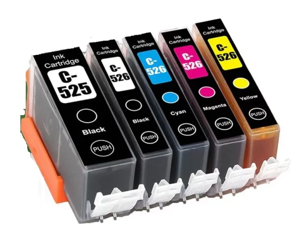 20 x Compatible Canon PGI-525 CLI-526 Ink Cartridge (4BK 4PBK 4C 4M 4Y)