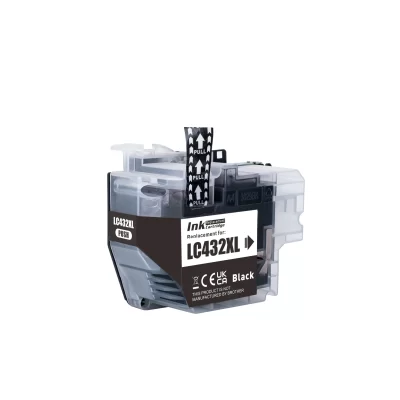 1 x Compatible Brother LC432XLBK “Pigmented” Black Ink Cartridge LC-432XLBK