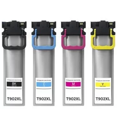 4 x Compatible Epson 902XL High Yield Ink Cartridge C13T937192 – C13T937492 (1BK 1C 1M 1Y)
