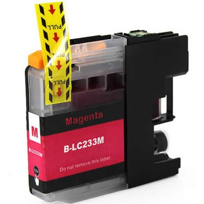 1 x Compatible Brother LC233M Magenta Ink Cartridge LC-233M – 550 Pages