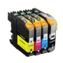4 x Compatible Brother LC233 Ink Cartridge LC-233 (1BK 1C 1M 1Y)