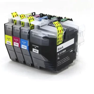 4 x Compatible Brother LC3319XL “PIGMENTED” Ink Cartridge LC-3319XL (1BK 1C 1M 1Y)
