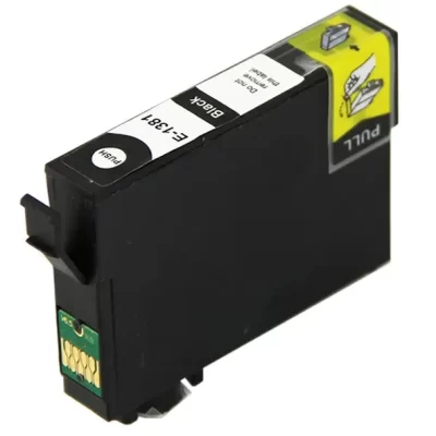 1 x Compatible Epson 138 T1381 Black Ink Cartridge C13T138192