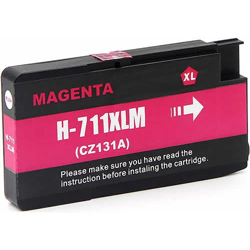 1 x Compatible HP 711XL Magenta Ink Cartridge CZ131A