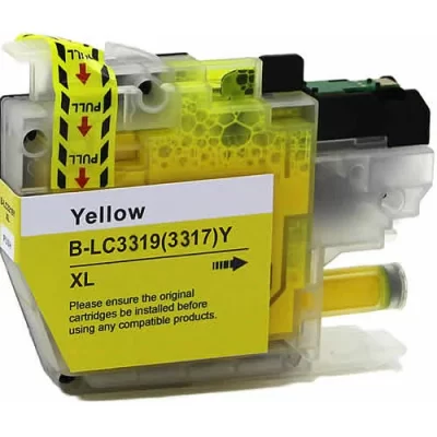 1 x Compatible Brother LC3319XLY Yellow Ink Cartridge LC-3319XLY – 1,500 Pages