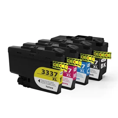 4 x Compatible Brother LC3337 High Yield Ink Cartridge LC-3337 (1BK 1C 1M 1Y)