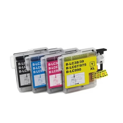 4 x Compatible Brother LC38 / LC67 Ink Cartridge LC-38 / LC-67 (1BK 1C 1M 1Y)