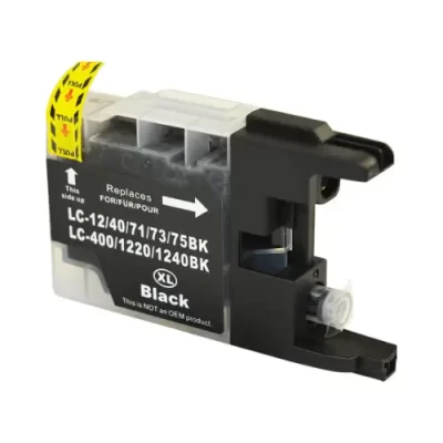 2 x Compatible Brother LC73 / LC77XL Black Ink Cartridge LC-73 / LC-77XL