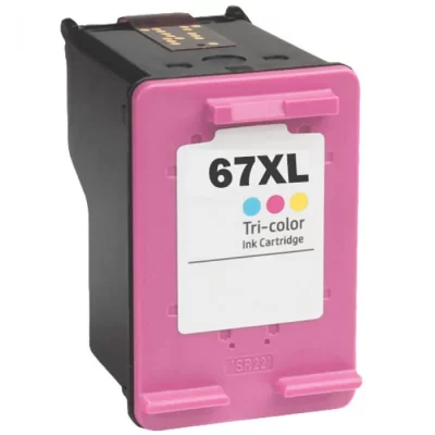 1 x Compatible HP 67XL Tri Colour Inkjet Cartridge 3YM58AA – 200 Pages