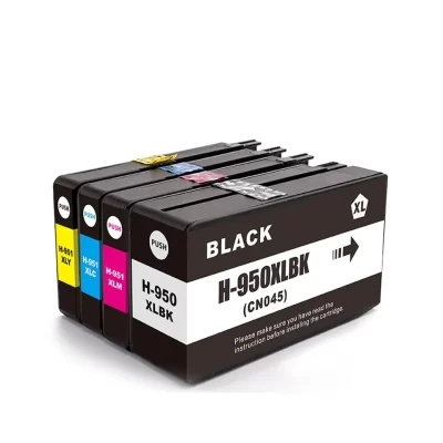 4 x Compatible HP 950XL 951XL High Yield Ink Cartridge CN045AA – CN048AA (1BK 1C 1M 1Y)