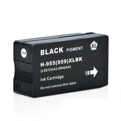 1 x Compatible HP 955XL Black High Yield Ink Cartridge L0S72AA – 2,000 Pages