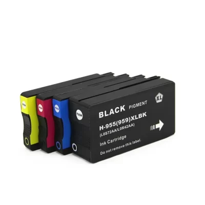 4 x Compatible HP 955XL High Yield Ink Cartridge L0S63AA – L0S72AA (1BK 1C 1M 1Y)
