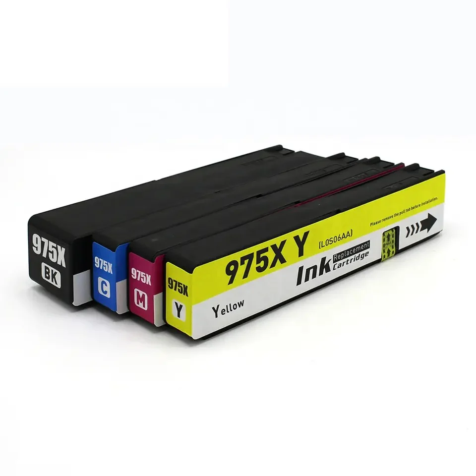 4 x Compatible HP 975X Ink Cartridge L0S00AA - L0S09AA (1BK 1C 1M 1Y)