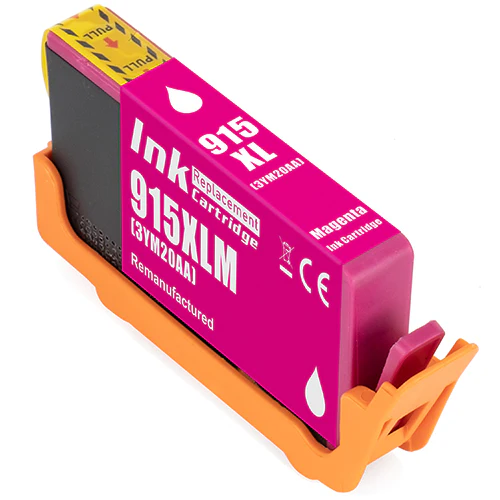 1 x Compatible HP 915XL Magenta High Yield Ink Cartridge 3YM20AA - 825 Pages