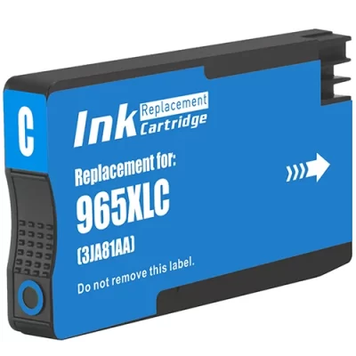 1 x Compatible HP 965XL Cyan High Yield Ink Cartridge 3JA81AA – 1,600 Pages