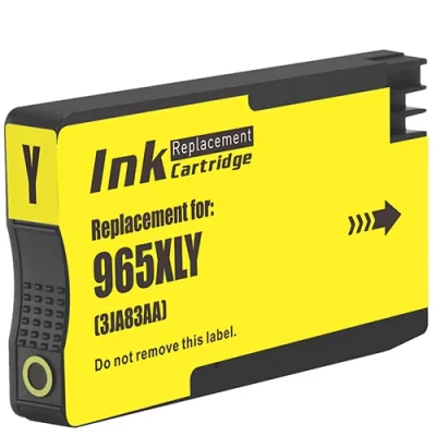 1 x Compatible HP 965XL Yellow High Yield Ink Cartridge 3JA83AA – 1,600 Pages
